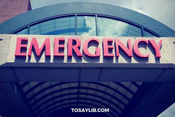 emergency at hospital