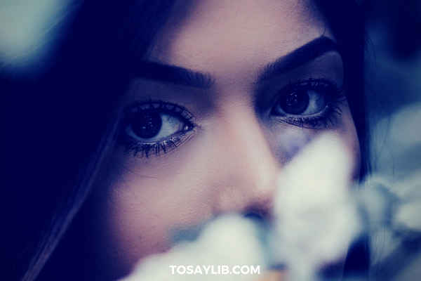 eyes of a beautiful lady