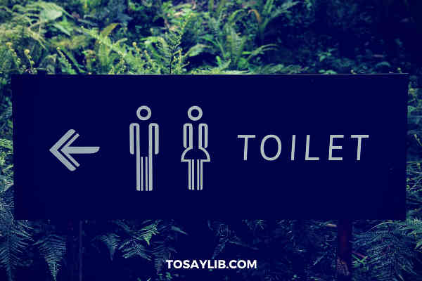 sign board for toilets washrooms