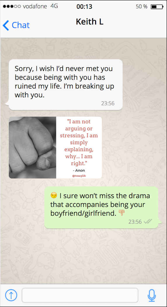 break up texts for your boyfriend