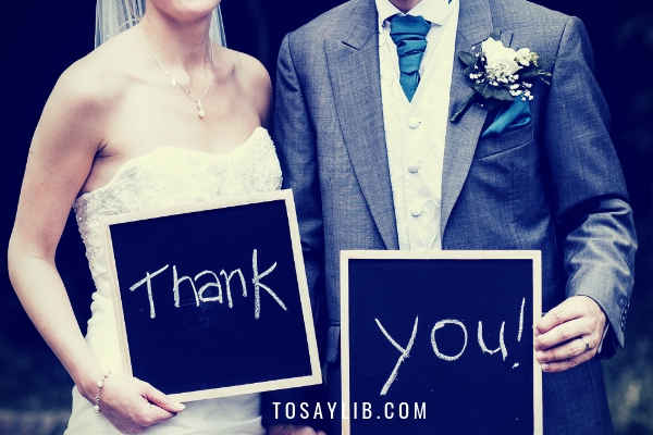 how to write thank you speech wedding