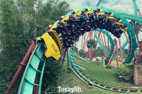 swirl roller coaster ride