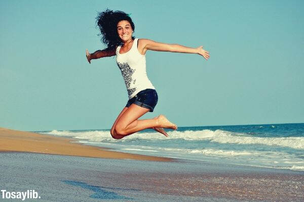 fitness jump health woman girl