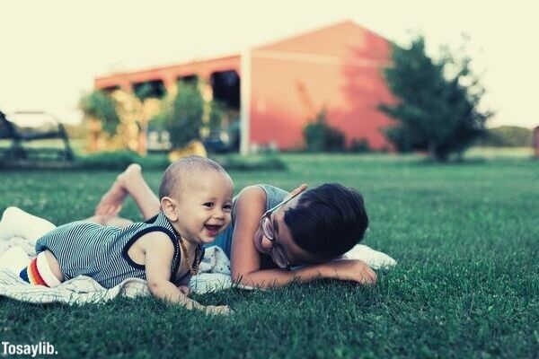 brothers laughing together