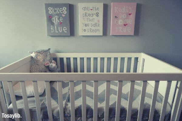 crib nursery baby bedroom