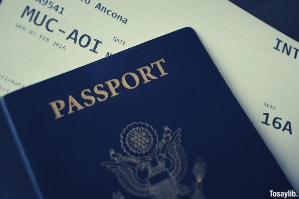 passport plane ticket