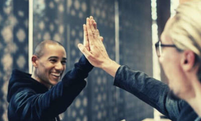 achievement-agreement-colleagues-high-five
