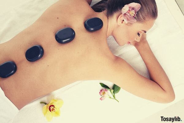 female massage stone spa