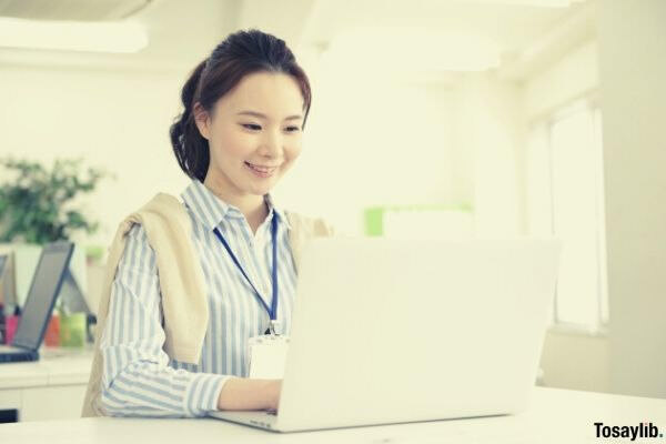 career woman using a laptop computer