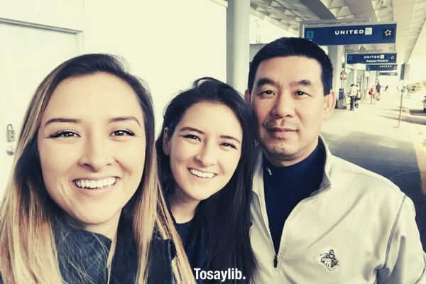 father and daughters