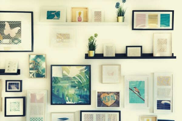 assorted-color-framed-paintings