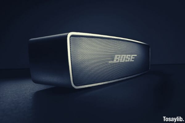 black bose photo speaker