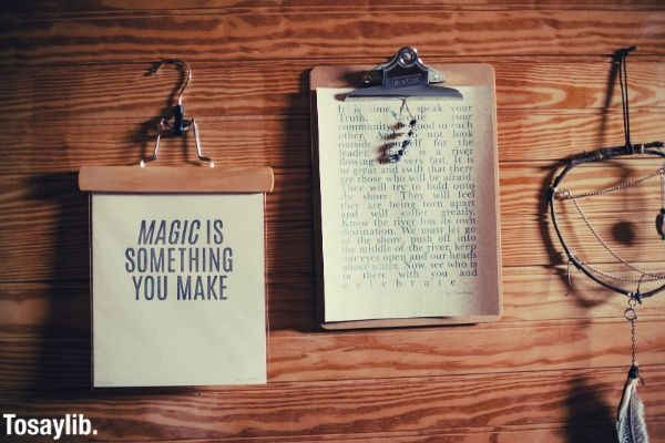 creativity magic paper text