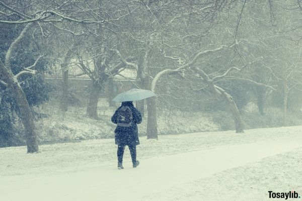 08 person walking on snow field