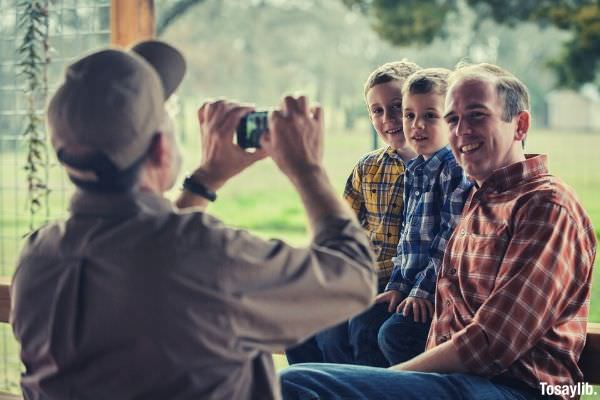 grandpa son grandsons photo shooting