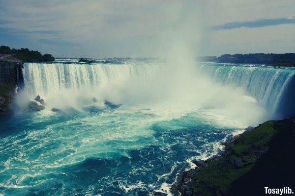 waterfalls in landscape photography big body of blue waters