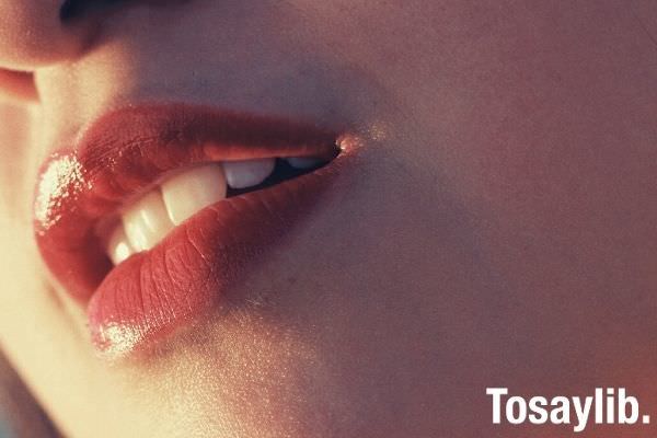 woman wearing red lipstick photo
