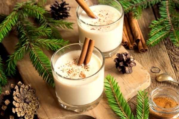 eggnog cinnamon christmas winter holidays drink