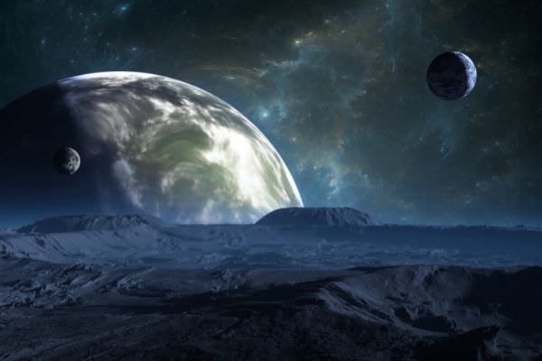 exoplanet extrasolar planet atmosphere moon 3d